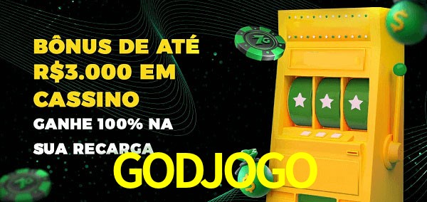 GODJOGO melhor bônus de depósito